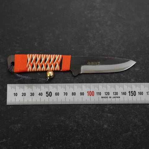 Higonokami Kogatana Type Kurouchi Aogami with Sheath 65mm-[Musashi]-[Japanese-Kitchen-Knives]