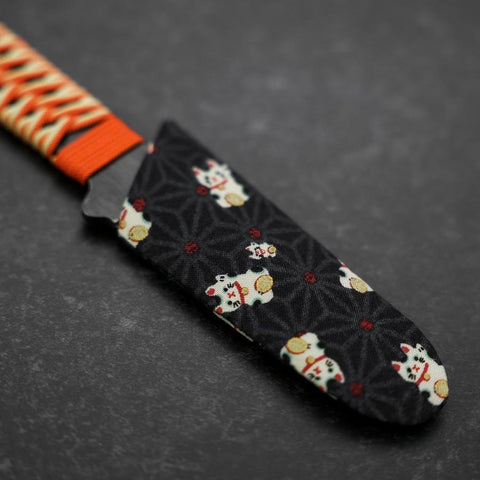 Higonokami Kogatana Type Kurouchi Aogami with Sheath 65mm-[Musashi]-[Japanese-Kitchen-Knives]