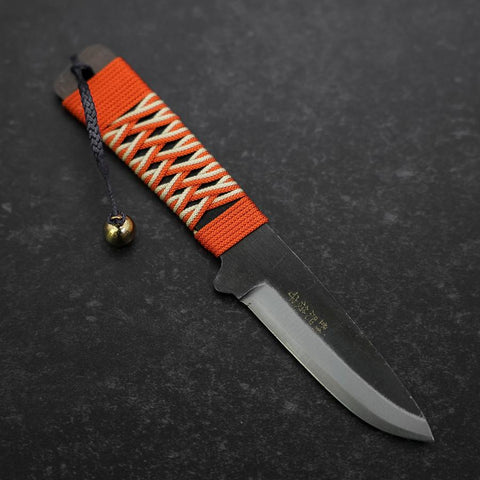 Higonokami Kogatana Type Kurouchi Aogami with Sheath 65mm-[Musashi]-[Japanese-Kitchen-Knives]