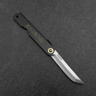 Higonokami Shirogami 100mm Black-[Musashi]-[Japanese-Kitchen-Knives]