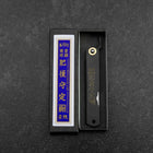 Higonokami Shirogami 100mm Black-[Musashi]-[Japanese-Kitchen-Knives]