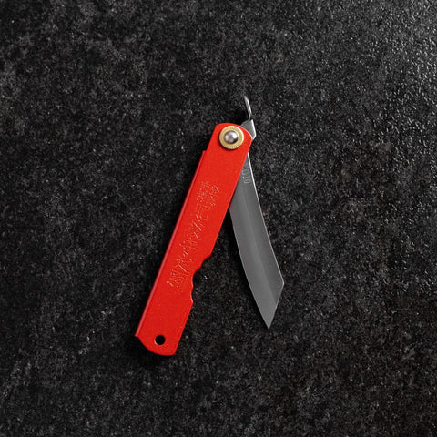 Higonokami VG-10 100mm (Red)-[Musashi]-[Japanese-Kitchen-Knives]