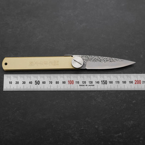Higonokami VG-10 Outdoor Knives 75mm with Leather Sheat (2.9”)