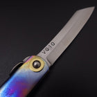 Higonokami VG-10 Titanium Rainbow 100mm (3.9”)-[Musashi]-[Japanese-Kitchen-Knives]
