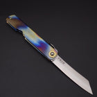 Higonokami VG-10 Titanium Rainbow 100mm (3.9”)-[Musashi]-[Japanese-Kitchen-Knives]