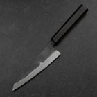 Honesuki Blue Steel #2 Kurouchi Ebony Handle 150mm (5.9”)-[Musashi]-[Japanese-Kitchen-Knives]