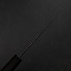 Honesuki Blue Steel #2 Kurouchi Ebony Handle 150mm (5.9”)-[Musashi]-[Japanese-Kitchen-Knives]