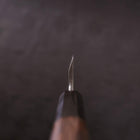 Honesuki Boning Knife Blue Steel #2 Kurouchi Buffalo Wenge Handle 150mm-[Musashi]-[Japanese-Kitchen-Knives]