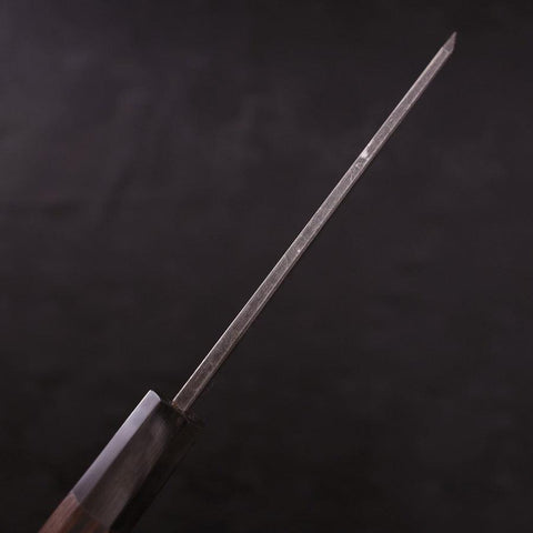 Honesuki Boning Knife Blue Steel #2 Kurouchi Buffalo Wenge Handle 150mm-[Musashi]-[Japanese-Kitchen-Knives]