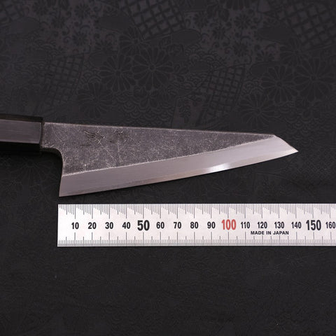Honesuki Boning Knife Blue Steel #2 Kurouchi Buffalo Wenge Handle 150mm-[Musashi]-[Japanese-Kitchen-Knives]
