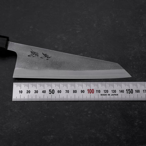 Honesuki SKD11 Nashiji Ebony Handle 150mm-[Musashi]-[Japanese-Kitchen-Knives]