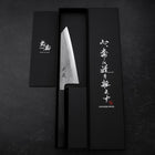 Honesuki SKD11 Nashiji Ebony Handle 150mm-[Musashi]-[Japanese-Kitchen-Knives]