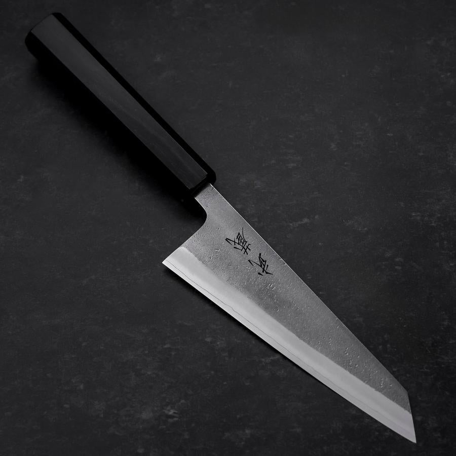Honesuki SKD11 Nashiji Ebony Handle 150mm (5.9”)-[Musashi]-[Japanese-Kitchen-Knives]