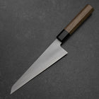 Honesuki Silver Steel #3 Bokashi Walnut Handle 170mm-[Musashi]-[Japanese-Kitchen-Knives]