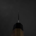 Honesuki Silver Steel #3 Bokashi Walnut Handle 170mm-[Musashi]-[Japanese-Kitchen-Knives]