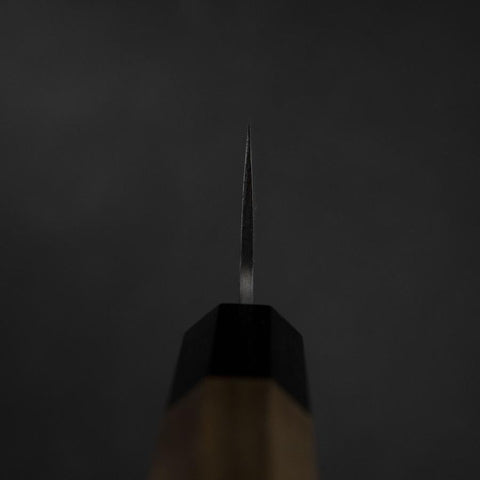 Honesuki Silver Steel #3 Bokashi Walnut Handle 170mm-[Musashi]-[Japanese-Kitchen-Knives]