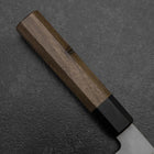 Honesuki Silver Steel #3 Bokashi Walnut Handle 170mm-[Musashi]-[Japanese-Kitchen-Knives]