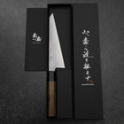 Honesuki Silver Steel #3 Bokashi Walnut Handle 170mm-[Musashi]-[Japanese-Kitchen-Knives]