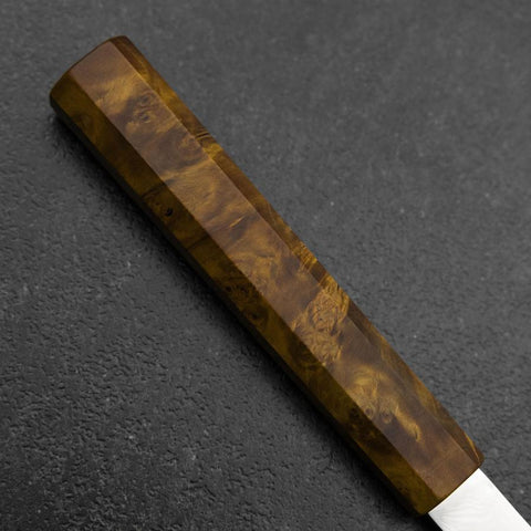 Honesuki VG-10 Damascus Yellow Birch Handle 150mm-[Musashi]-[Japanese-Kitchen-Knives]