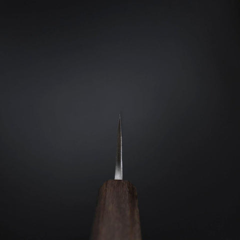 Honesuki White Steel #2 Kurouchi Nashiji Ashwood Handle 150mm (5.9”)-[Musashi]-[Japanese-Kitchen-Knives]