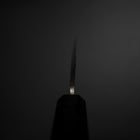 Kaisaki VG-10 Nashiji Black Urushi Handle 150mm-[Musashi]-[Japanese-Kitchen-Knives]