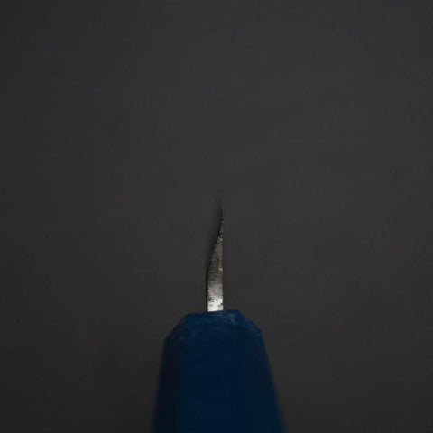 Kaisaki VG-10 Nashiji Blue Urushi Handle 120mm (4.7”)-[Musashi]-[Japanese-Kitchen-Knives]