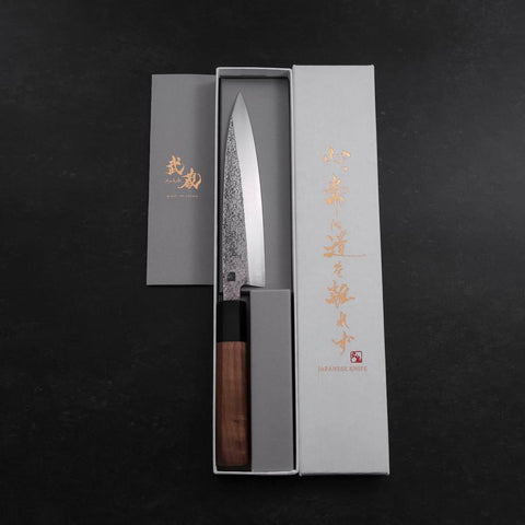 Kaisaki VG-10 Nashiji Walnut Handle 150mm-[Musashi]-[Japanese-Kitchen-Knives]