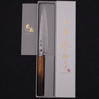 Kaisaki VG-10 Nashiji Yaki-Urushi Handle 150mm (5.9”)-[Musashi]-[Japanese-Kitchen-Knives]