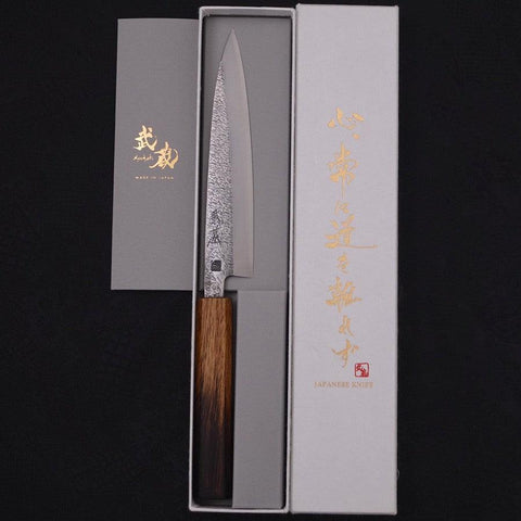 Kaisaki VG-10 Nashiji Yaki-Urushi Handle 150mm (5.9”)-[Musashi]-[Japanese-Kitchen-Knives]