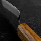 Kaisaki White Steel #2 Kurouchi Oak Handle 105mm (4.1”)-[Musashi]-[Japanese-Kitchen-Knives]