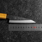 Kaisaki White Steel #2 Kurouchi Oak Handle 105mm-[Musashi]-[Japanese-Kitchen-Knives]