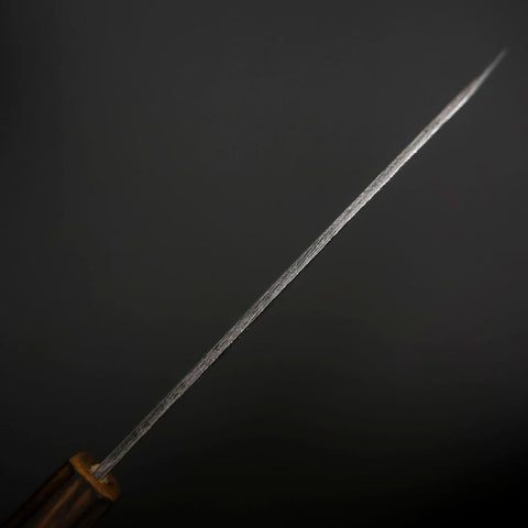 Kaisaki White Steel #2 Nashiji Sumi Urushi Handle 150mm (5.9”)-[Musashi]-[Japanese-Kitchen-Knives]