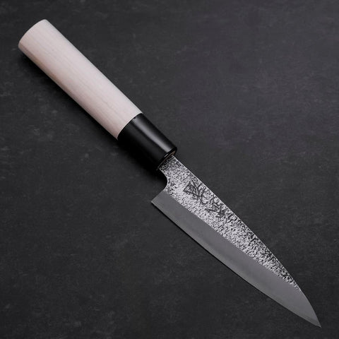 Kaisaki White Steel #2 Nashiji Magnolia Handle 120mm-[Musashi]-[Japanese-Kitchen-Knives]