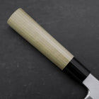Kama Usuba White Steel #2 Kasumi Buffalo Magnolia Handle 225mm (8.8”)-[Musashi]-[Japanese-Kitchen-Knives]