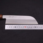 Kama Usuba(Kansai) Blue Steel #2 Kasumi Sumi Urushi Handle 180mm-[Musashi]-[Japanese-Kitchen-Knives]