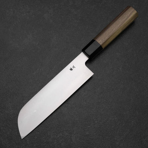 Kama Usuba(Kansai) Silver Steel #3 Kasumi Walnut Handle 170mm (6.7”)