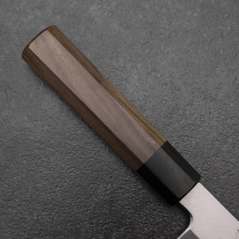 Kama Usuba(Kansai) Silver Steel #3 Kasumi Walnut Handle 170mm (6.7”)