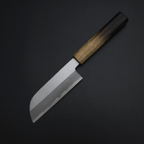 Kawamuki White Steel #1 Polished Yaki Urushi Handle 110mm (4.3”)-[Musashi]-[Japanese-Kitchen-Knives]