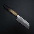Kawamuki White Steel #1 Polished Yaki Urushi Handle 110mm (4.3”)-[Musashi]-[Japanese-Kitchen-Knives]