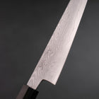 Kengata Petty VG-10 Damascus Ashwood Handle 145mm-[Musashi]-[Japanese-Kitchen-Knives]
