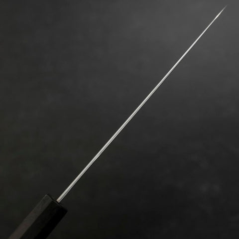 Kengata Petty VG-10 Damascus Ashwood Handle 145mm-[Musashi]-[Japanese-Kitchen-Knives]
