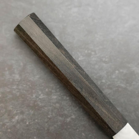 Kengata Petty VG-10 Damascus Ashwood Handle 145mm-[Musashi]-[Japanese-Kitchen-Knives]