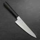 Kengata Petty VG-10 Damascus Ashwood Handle 145mm-[Musashi]-[Japanese-Kitchen-Knives]
