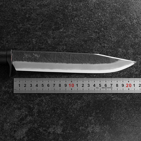 Kennata Blue Steel #2 Kurouchi Damascus Walnut Handle 210mm (8.3”)-[Musashi]-[Japanese-Kitchen-Knives]
