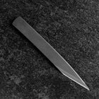 Kiridashi Knife Blue Steel #1 Polished Stainless Handle 55mm With Paulownia Wooden Box (2.2”)-[Musashi]-[Japanese-Kitchen-Knives]