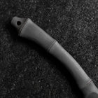 Kiridashi Knife D2 Polished Stainless Bamboo Joint Design Handle 70mm With Leather Sheath-[Musashi]-[Japanese-Kitchen-Knives]