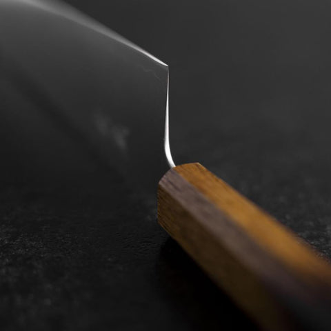 Kiritsuke 440C Polished Yaki Urushi Handle 210mm-[Musashi]-[Japanese-Kitchen-Knives]