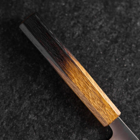 Kiritsuke 440C Polished Yaki Urushi Handle 210mm-[Musashi]-[Japanese-Kitchen-Knives]