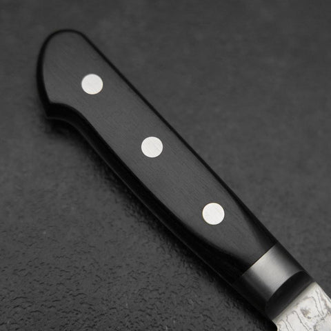 Kiritsuke AUS-10 Damascus Black Western Handle 210mm (8.3”)-[Musashi]-[Japanese-Kitchen-Knives]