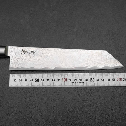 Kiritsuke AUS-10 Damascus Black Western Handle 210mm (8.3”)-[Musashi]-[Japanese-Kitchen-Knives]